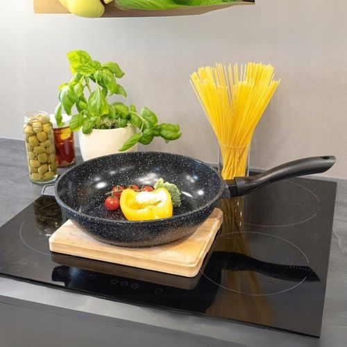 Zestaw garnków Edenberg GARNKÓW PATELNI AKCESORIÓW MARMUR aluminiowe 17 el na Arena.pl