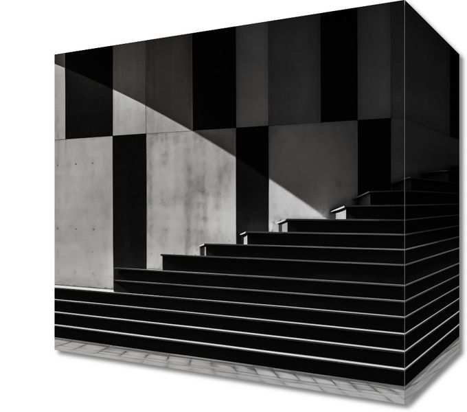 Obraz 20x20cm Geometria w Architekturze zdjęcie 1