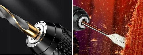 UDAROWA WIERTARKO WKRĘTARKA AKUMULATOROWA 2xAKU 20V BITY NASADKI na Arena.pl