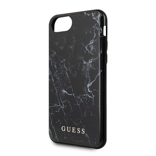 Guess Marble - Etui iPhone 8 / 7 (Black) na Arena.pl
