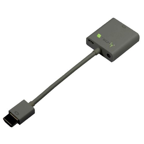 KONWERTER HDMI na VGA M/F z AUDIO zasilanie z micro USB TECHLY 306301 na Arena.pl