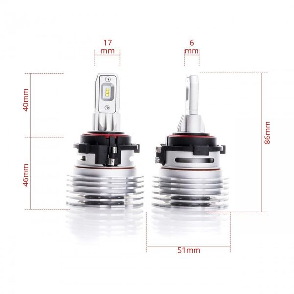 Żarówki LED H7 dedykowane do VOLKSWAGEN EOS 2012-2016r. zdjęcie 5