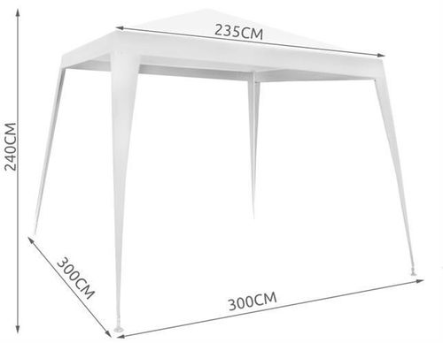 Pawilon ogrodowy 3x3m biały na Arena.pl