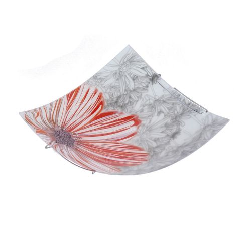 Spring plafon 30x30 1x60W E27 czerwony na Arena.pl