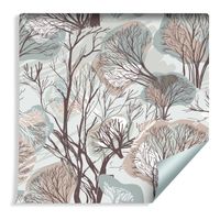 Tapeta Drzewa w Jesiennym Lesie