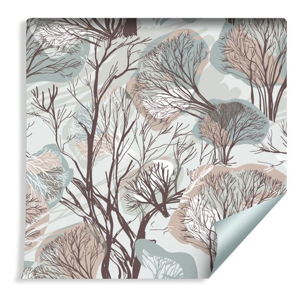 Tapeta Drzewa w Jesiennym Lesie zdjęcie 1