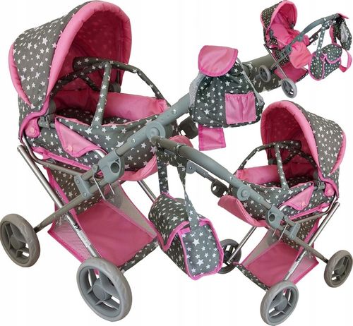 WÓZEK DLA LALEK NOSIDŁO TORBA POŚCIEL PLECAK na Arena.pl