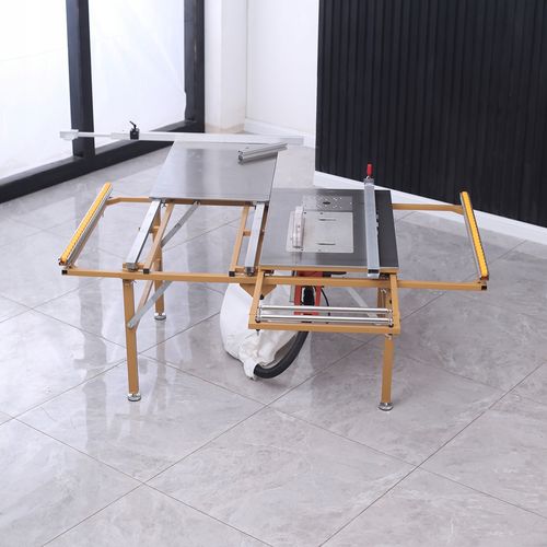 Piła stołowa formatowa pilarka z podcinakiem do cięcia płyt stół przenośny na Arena.pl