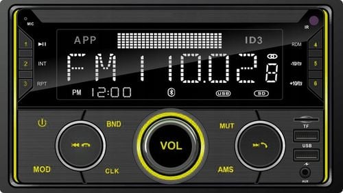 RADIO SAMOCHODOWE 2-DIN BLUETOOTH USB SD RDS LCD RGB MIKROFON PILOT na Arena.pl