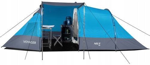 Duży Namiot Kempingowy Turystyczny 4 Osobowy Wodoodporny z Pokrowcem na Arena.pl