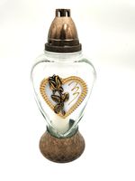 Znicz Wielkanocny wiosenny kwiat znicze Wielkanoc RÓŻA ZŁOTA SERCE