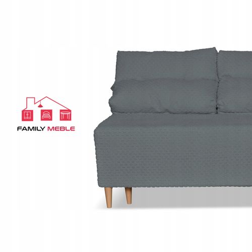 Kanapa sofa KIMO f. spania pojemnik Family Meble Twisster zielona sztruks na Arena.pl