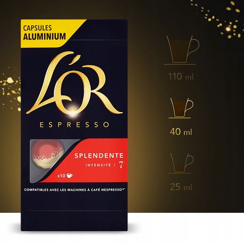 Kapsułki L'OR do Nespresso(r)* kawa 100% arabica, 100 kaw, 9+1 GRATIS na Arena.pl