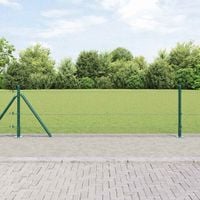 Słupek ogrodzeniowy. Zielony 100 x 0,6 m (siatka 19 x 19 mm)