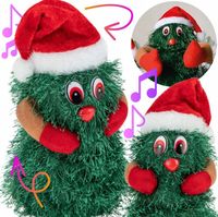 ŚPIEWAJĄCA CHOINKA Prezent ŚWIĘTA grająca tańcząca CHOINKA ŚWIECI GRA