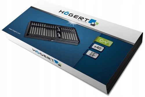 HOGERT HT1S404 ZESTAW NASADEK KLUCZY BITY SPLINE IMBUS TORX KOMPLET 40el na Arena.pl