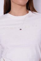 TOMMY JEANS t-shirt damski, ecru, S