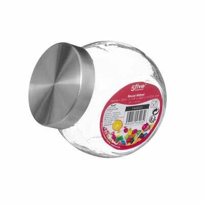 Szklany słój Nixo 650 ml stal nierdzewna zdjęcie 3