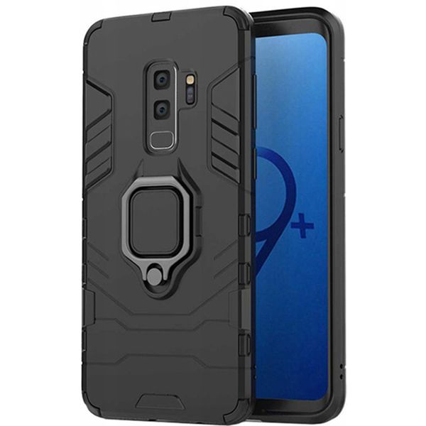 Spacecase X-Ring Galaxy S9+ Czarny zdjęcie 2