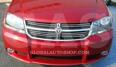 Dodge Avenger - Chromowane Listwy Grill Chrom Atrapy Zderzaka Tuning zdjęcie 1