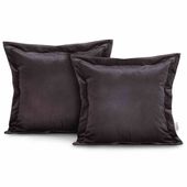 CUS/AH/VELVET/D.BROWN/SIDE/45X45*2