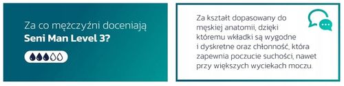 SENI MAN EXTRA Level 3 wkładki urologiczne dla mężczyzn 15szt chłonność 3/5 na Arena.pl