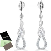 PIĘKNE KOLCZYKI SREBRNE WISZĄCE SREBRO PRÓBA 925, KOLCZYKI WKRĘTKI SZTYFTY