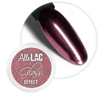 Pyłek lustrzany efekt do paznokci Glass Effect AlleLac Deep Pink Nr 4