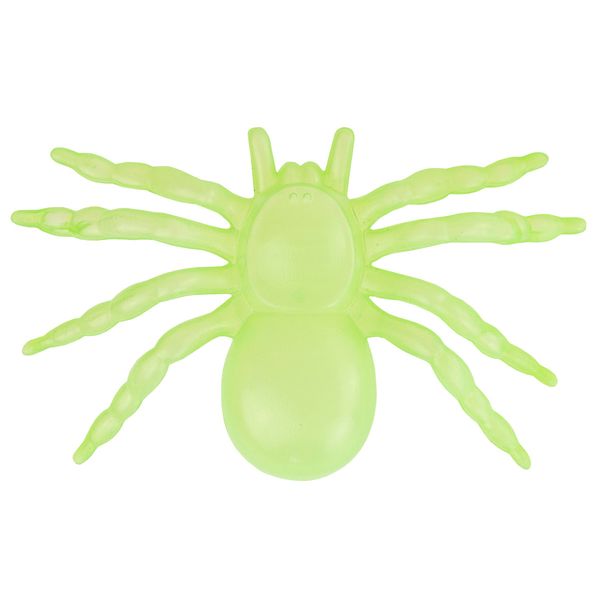 PAJĄKI HALLOWEEN SZTUCZNE 2SZT ŚWIECĄCE W CIEMNOŚCI FLUORESCENCYJNE zdjęcie 2