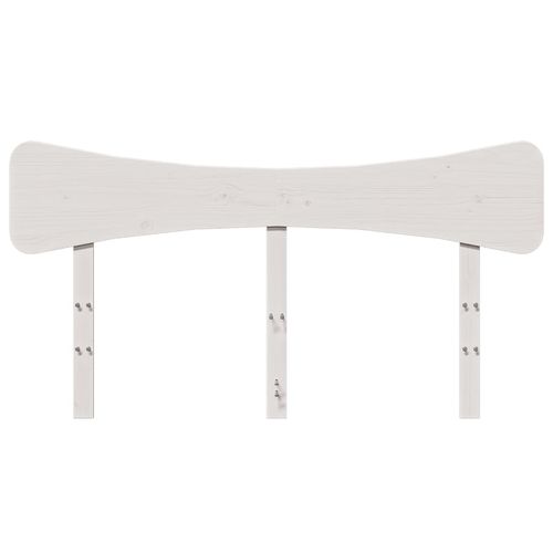 Wezgłowie do łóżka, białe, 160 cm, lite drewno sosnowe na Arena.pl