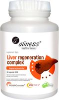 Aliness LIVER COMPLEX Regeneracja WĄTROBY detox 90 vege kap ZDROWA WĄTROBA