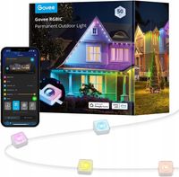OŚWIETLENIE TAŚMA LED GOVEE H705B RGBICW 15M INTELIGENTNE LAMPKI OGRODOWE