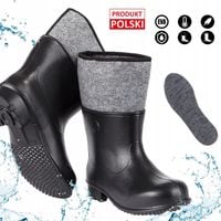 Gumofilce kalosze męskie gumowce piankowe lekkie buty Polskie Kolmax