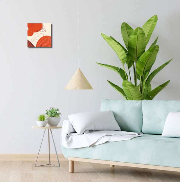 Obraz 20x20cm Ciepło Czerwieni zdjęcie 2