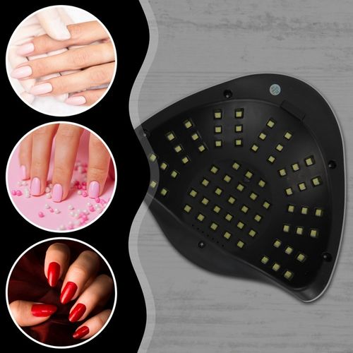 LAMPA UV DO PAZNOKCI LED 180W DO HYBRYD ŻELI MOCNA SUN X7 MAX BIAŁA LCD na Arena.pl