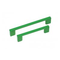 Uchwyt meblowy Schwinn 2576 Nowoczesny! Dziecięcy Rozstaw w mm - 96, Kolor pokrycia - Zielony lakier