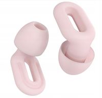 Zatyczki do uszu Saccater Focus SNR 23dB Brzoskwiniowe + 4 pary końcówek