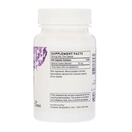 THORNE RESEARCH Adrenal Cortex - Kora Nadnerczy (60 kaps.) na Arena.pl