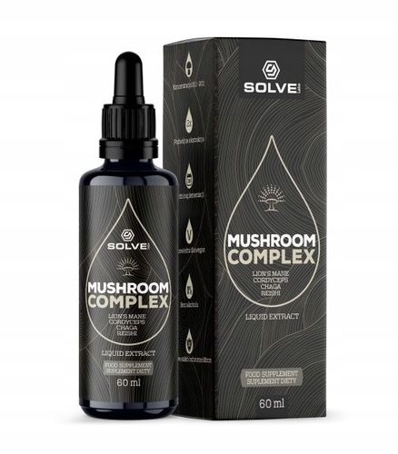 SOLVE LABS Mushroom Complex (4 grzyby) w kroplach 60ML na Arena.pl