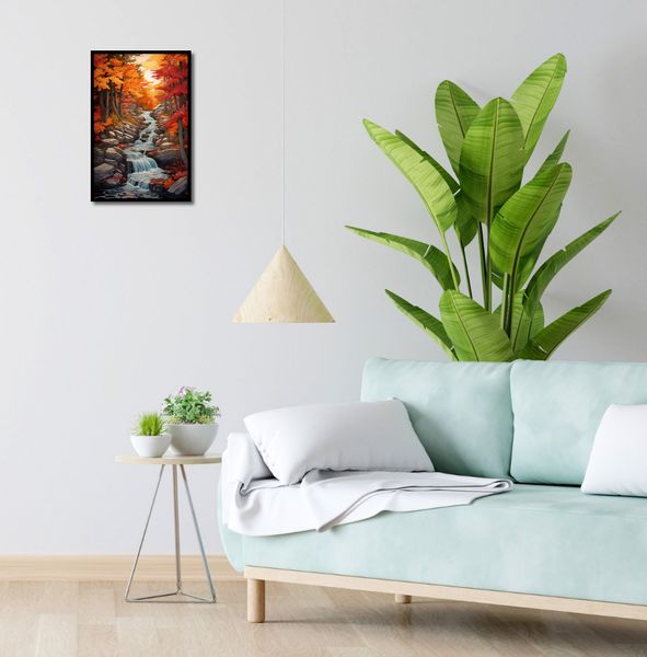 Plakat 30x45cm Jesienne Wodospady zdjęcie 4