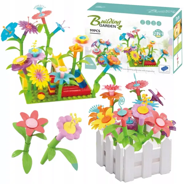 Klocki. Zestaw do budowy ogrodu, 99 elementów zdjęcie 1