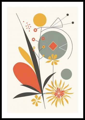 Plakat 40x60cm Geometryczny Ogród na Arena.pl