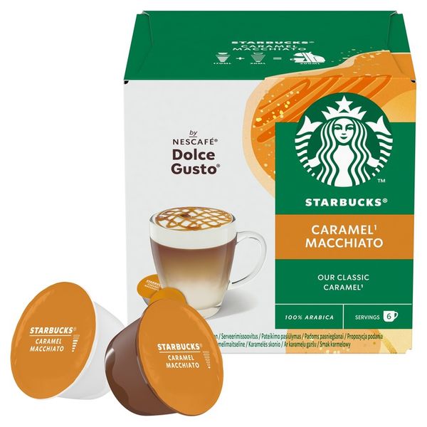 STARBUCKS DOLCE GUSTO LATTE MACCHIATO CARAMEL 3x12 zdjęcie 3