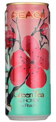 Napój herbaciany AriZona Green Tea Peach 330 ml x12szt na Arena.pl
