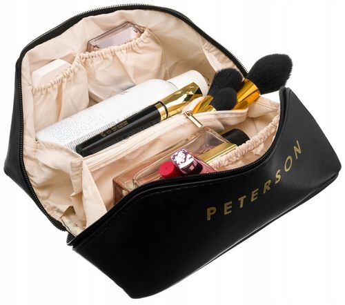 Kosmetyczka męska czarna podróżna turystyczna saszetka organizer na Arena.pl