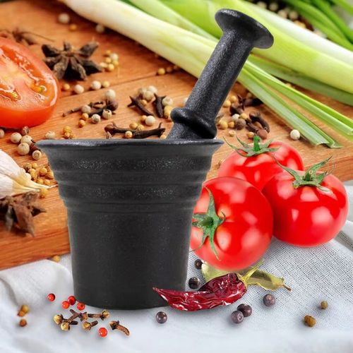 MOŹDZIERZ ŻELIWNY KUCHENNY Z TŁUCZKIEM DO PRZYPRAW ZIÓŁ TŁUCZEK UBIJAK na Arena.pl