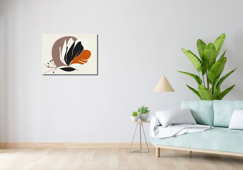 Obraz 70x50cm Elegancja Roślinna zdjęcie 2