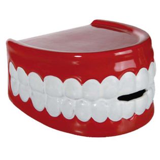 SKARBONKA sztuczna SZCZĘKA zęby dla stomatologa