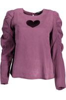 DESIGUAL KOSZULA Z DŁUGIM RĘKAWEM FIOLETOWA DAMSKA M