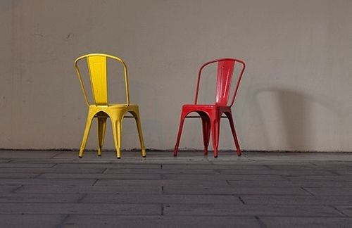 Krzesło TOWER czerwone - metal na Arena.pl